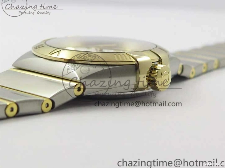 0115 Stylish Constellation 38mm SS RG VSF 1:1 Best Edition WhiteTextured Dial on SS RG Bracelet A8500 Super Clone 7921